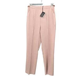 Area Stars Everly Pants Woman Pink Large Lightweight Slacks Side Zip Comfort Wai